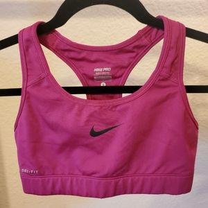 Plum Nike Racerback Sports Bra